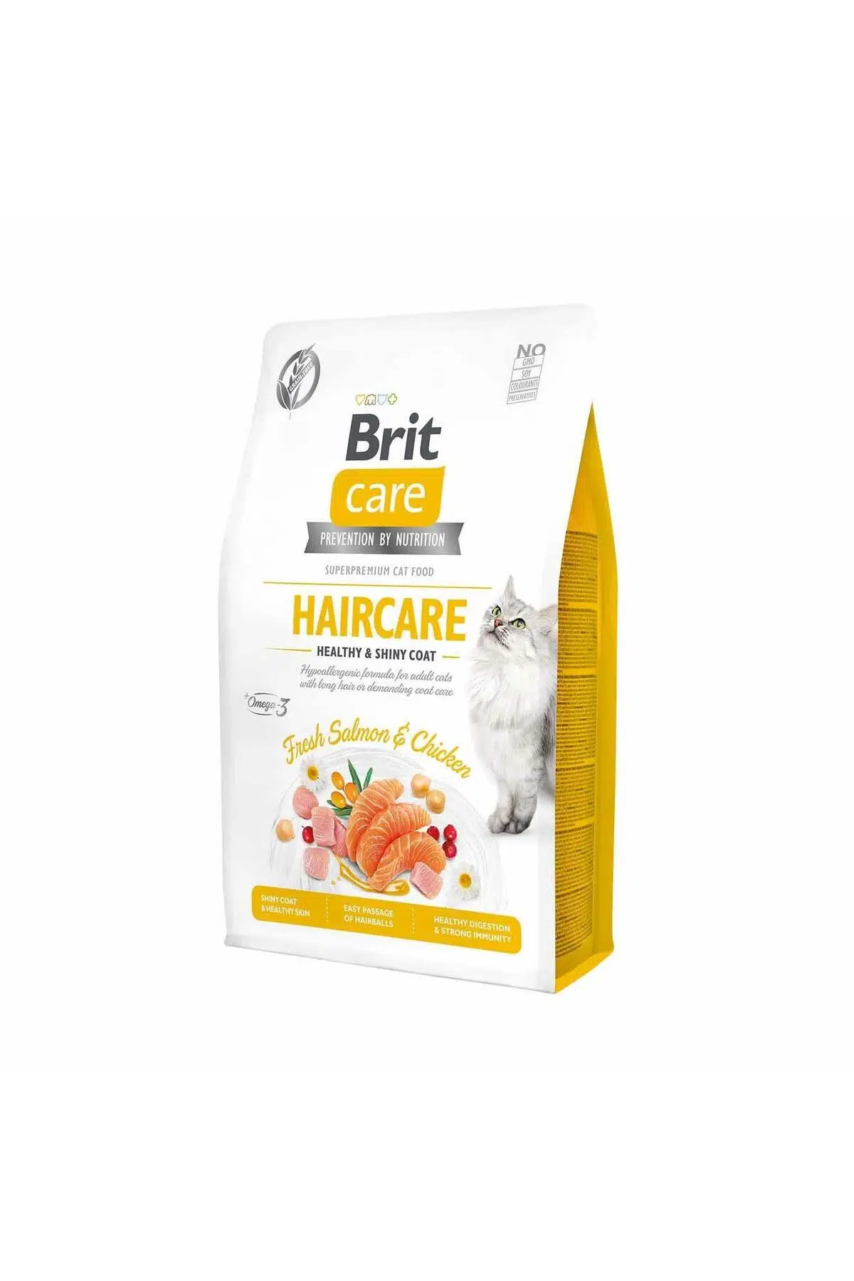 Brit Care Hipoalerjenik Haircare Tavuk Ve Somonlu Tahılsız Kedi Maması 7 Kg