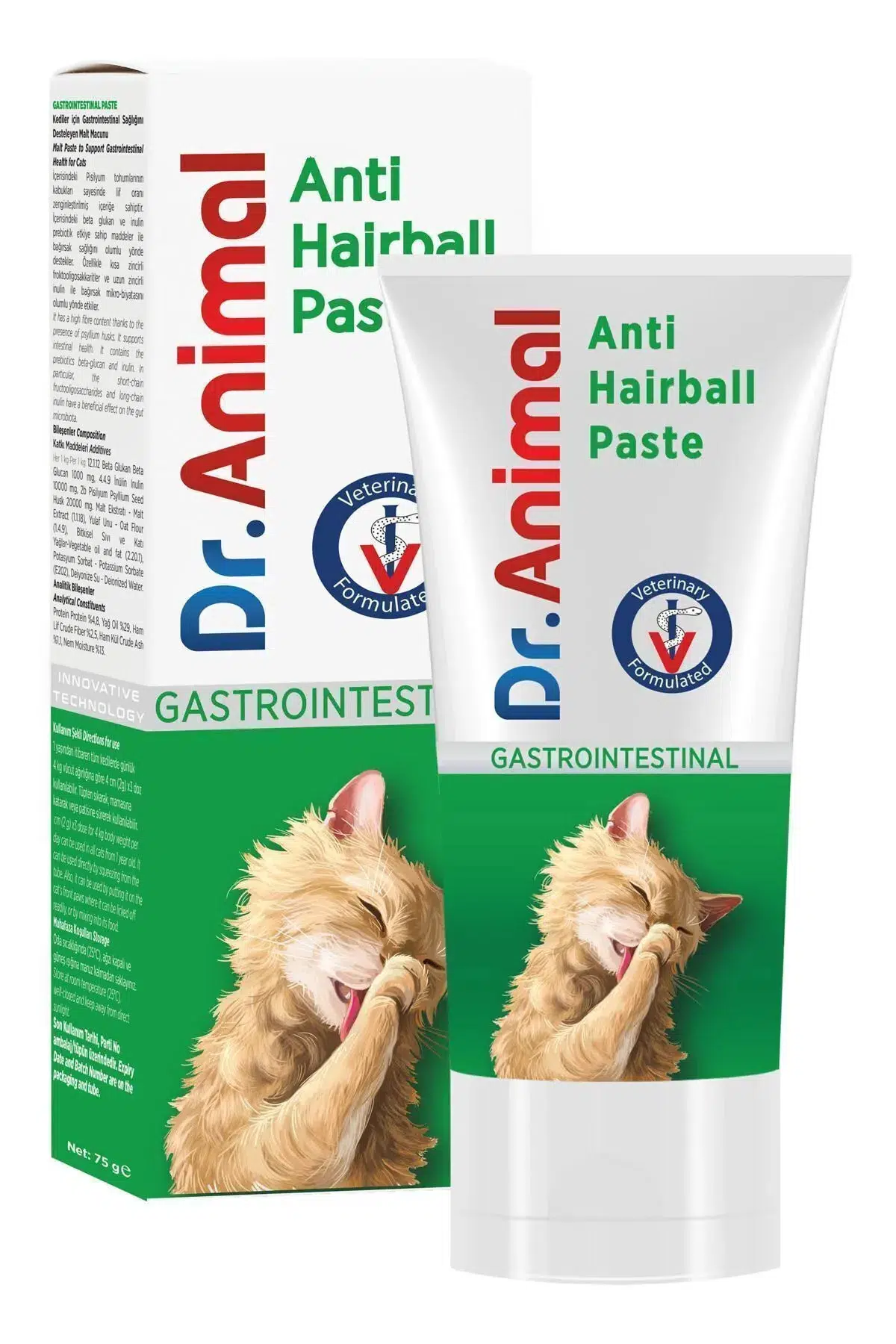 dr.animal hairball paste gastroıntestinal