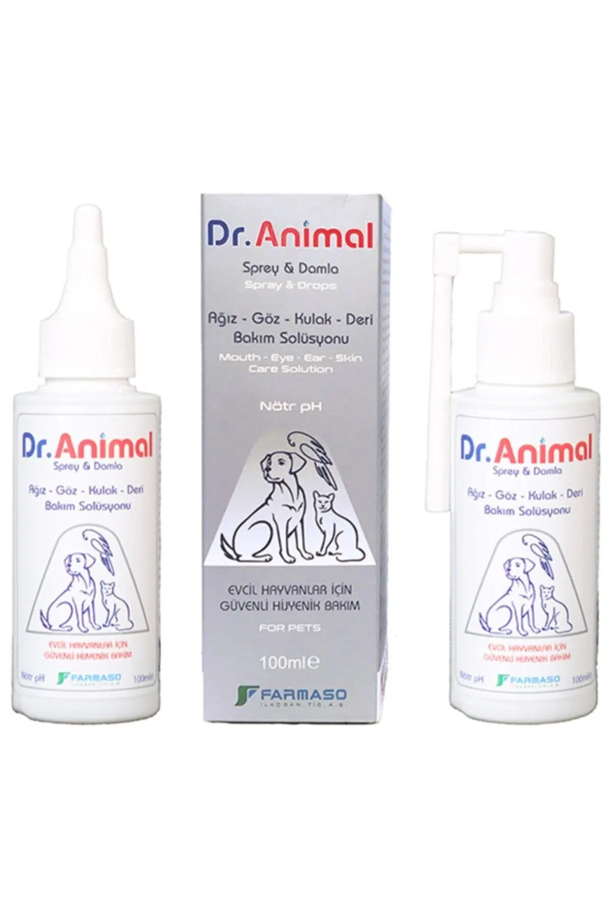 Dr. Animal Yara Ve Cilt Bakım Solüsyonu 100 Ml