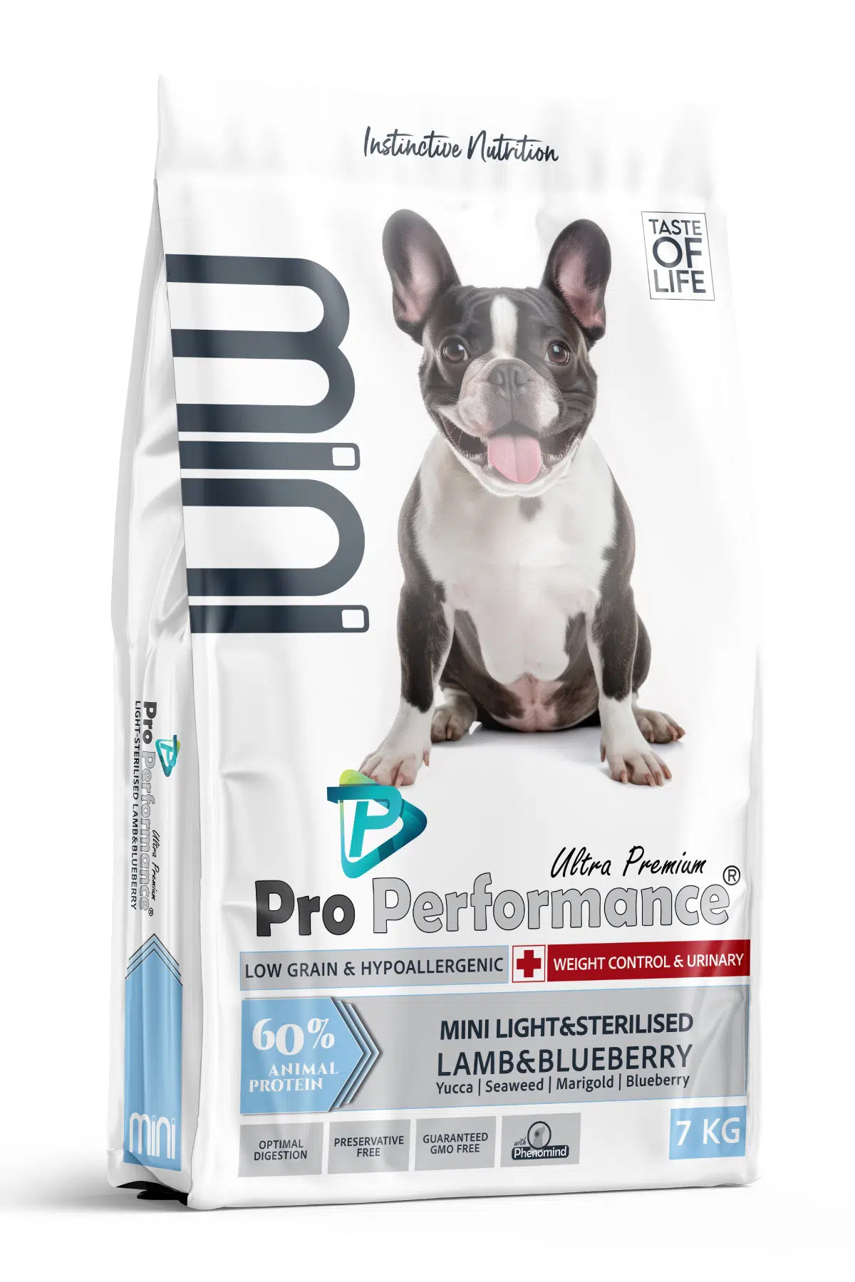 Pro Performance Light & Kısırlaştırılmış Mini Irk Kuzu Etli ve Yaban Mersinli Köpek Maması 7 Kg