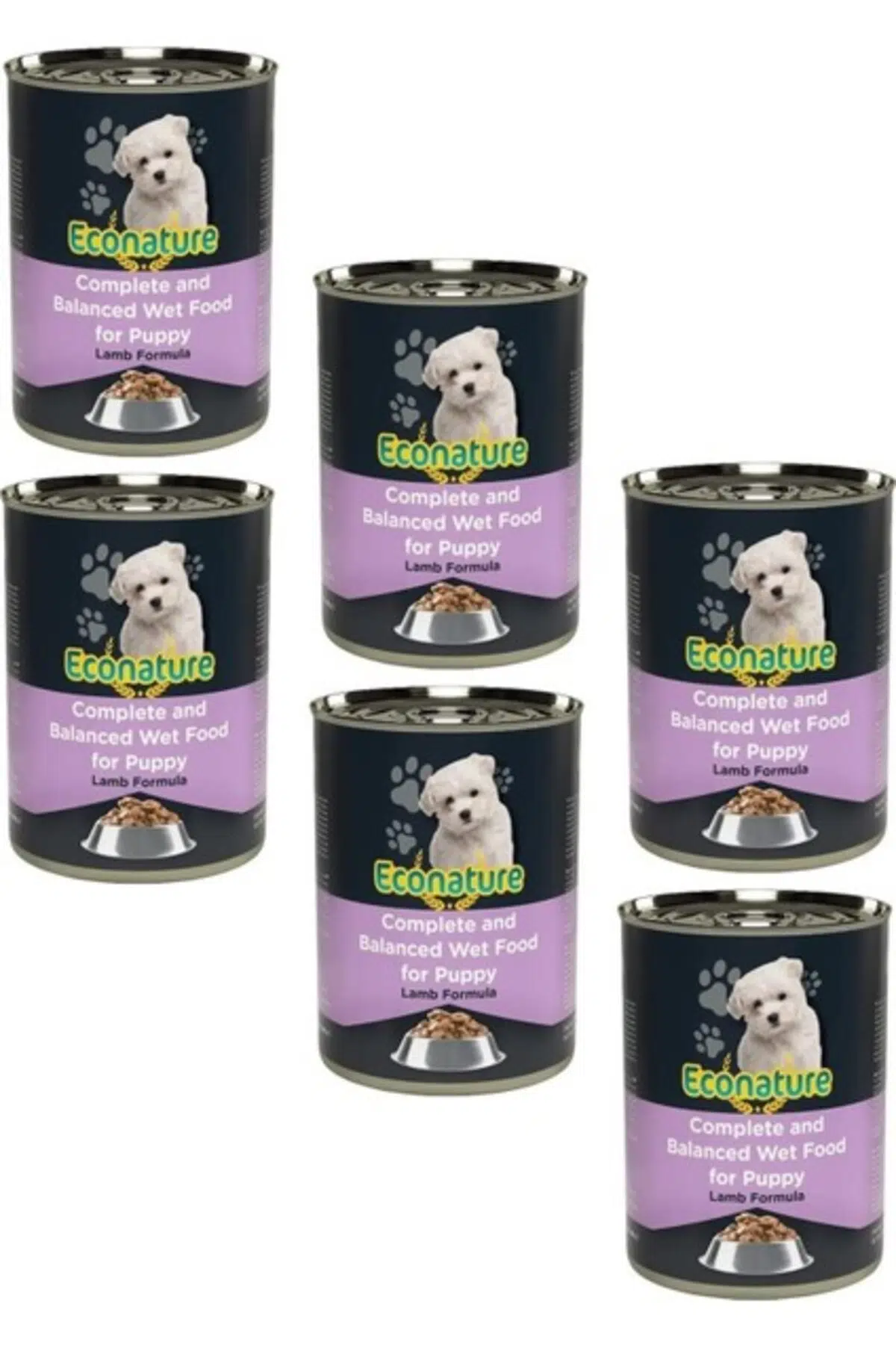 Puppy Kuzu Etli Yavru Köpek Konservesi 400 gr (6 Adet)