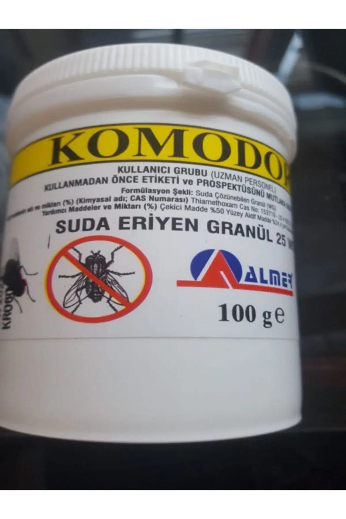 Sinek Yemi Suda Eriyen Granül 25 Wg 100 gr
