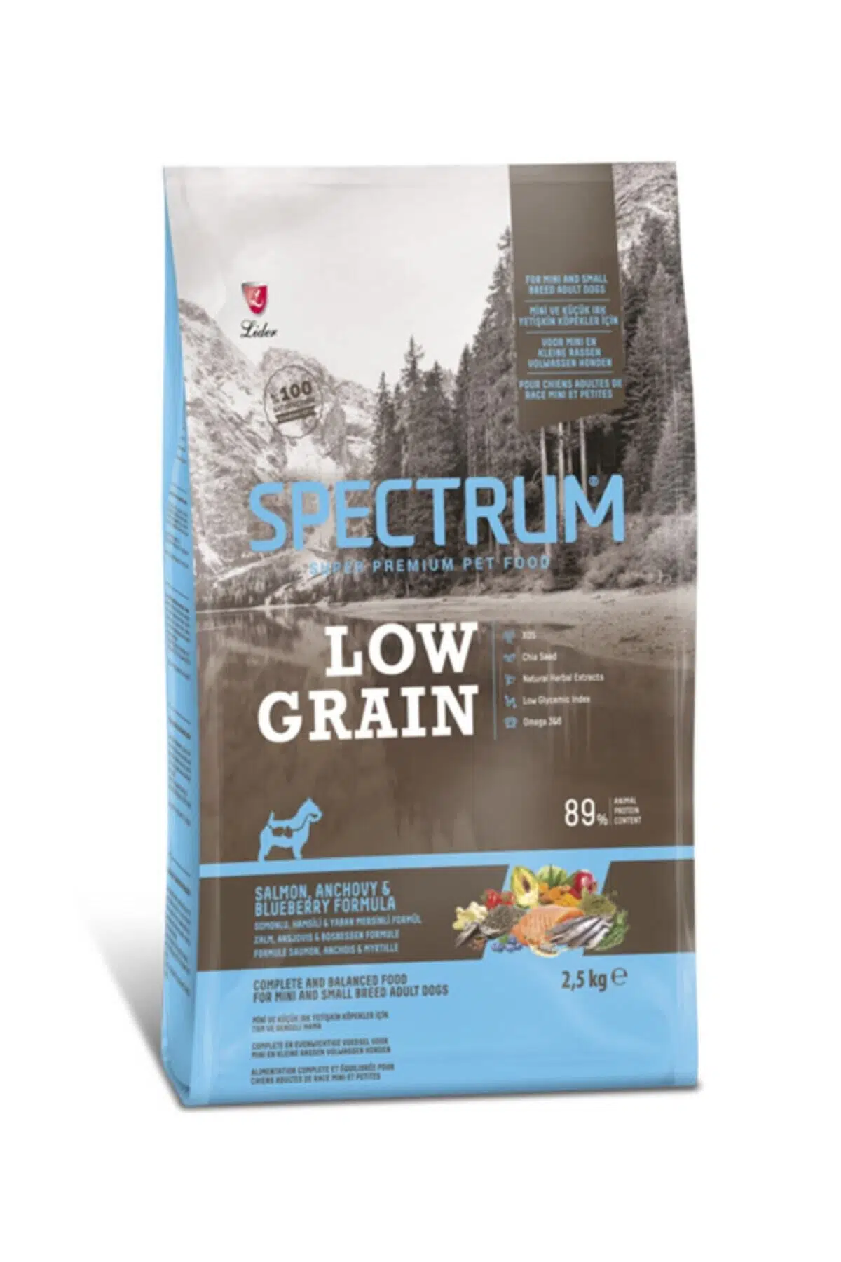 Spectrum Somon/hamsi/yaban Mersinli Mini Irk Köpek Maması 2,5 Kg