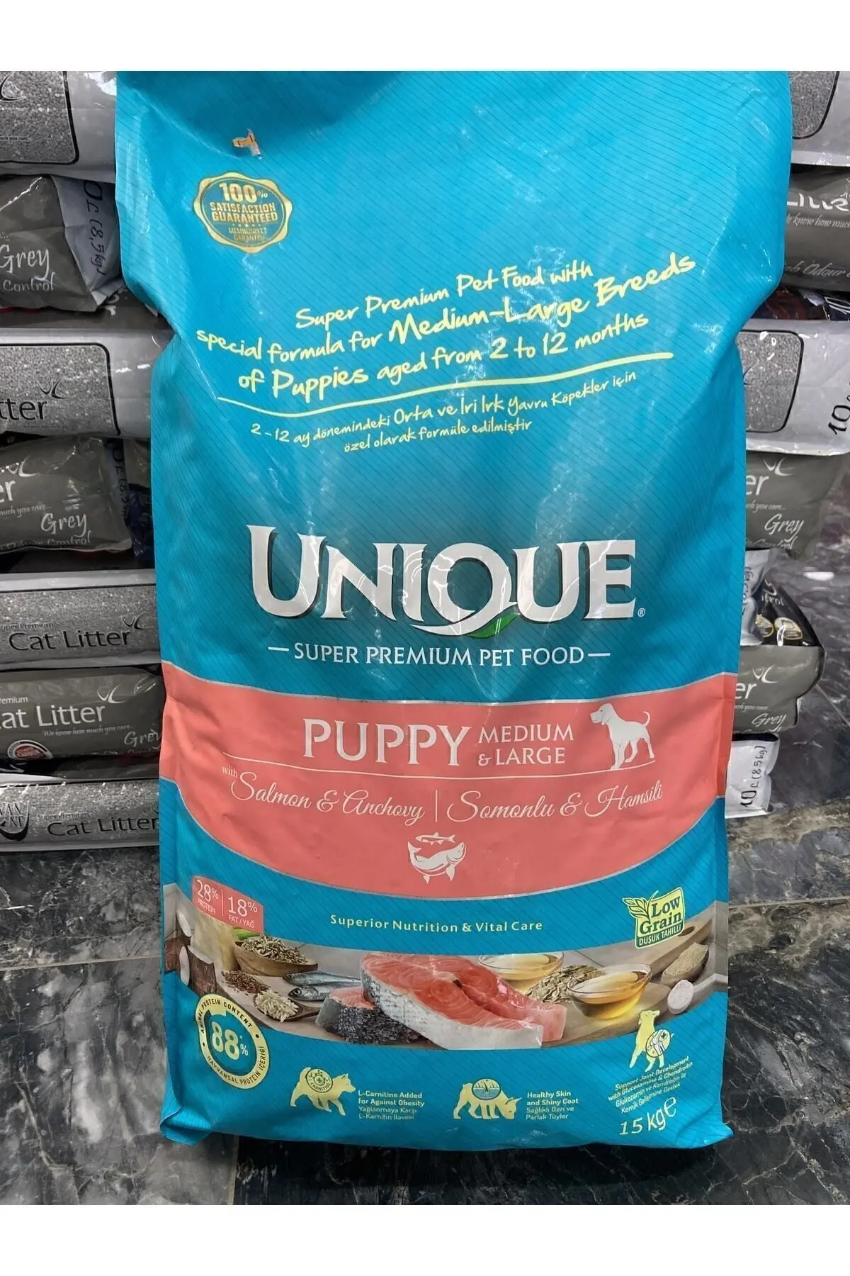 Unique Puppy Medium Large Somonlu Hamsili 15 Kg