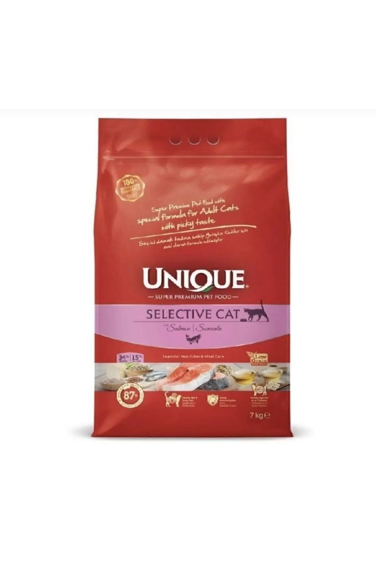 Unique Selective Cat Kedi Maması Somonlu 7kg