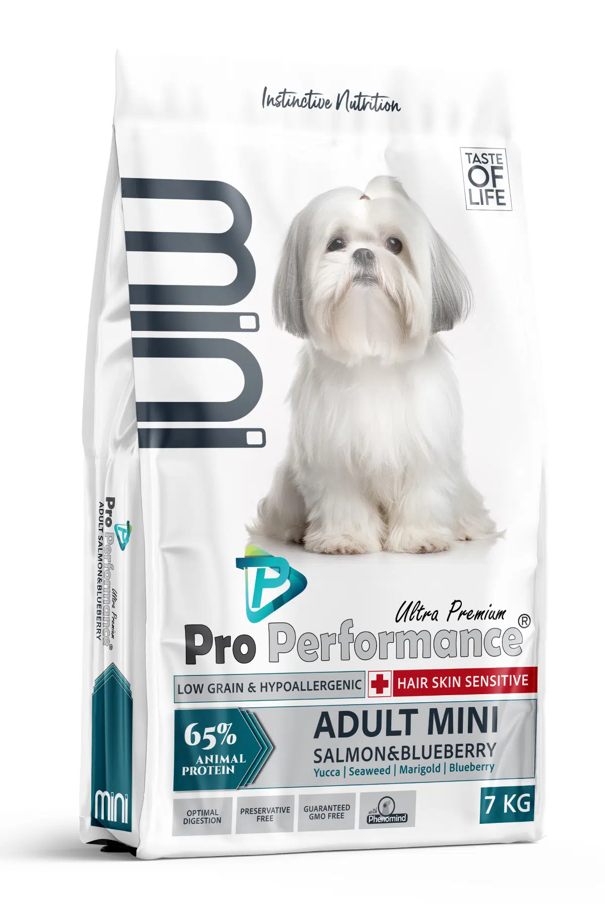 Yetişkin Mini Irk Somonlu ve Yaban Mersinli Köpek Maması 7 Kg